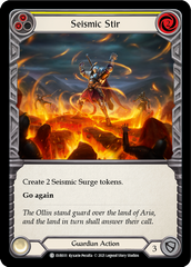 Seismic Stir (Yellow) [EVR031] (Everfest)  1st Edition Rainbow Foil | Chromatic Games