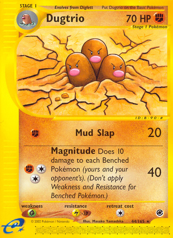 Dugtrio (44/165) [Expedition: Base Set] | Chromatic Games