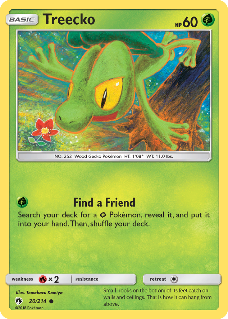 Treecko (20/214) [Sun & Moon: Lost Thunder] | Chromatic Games