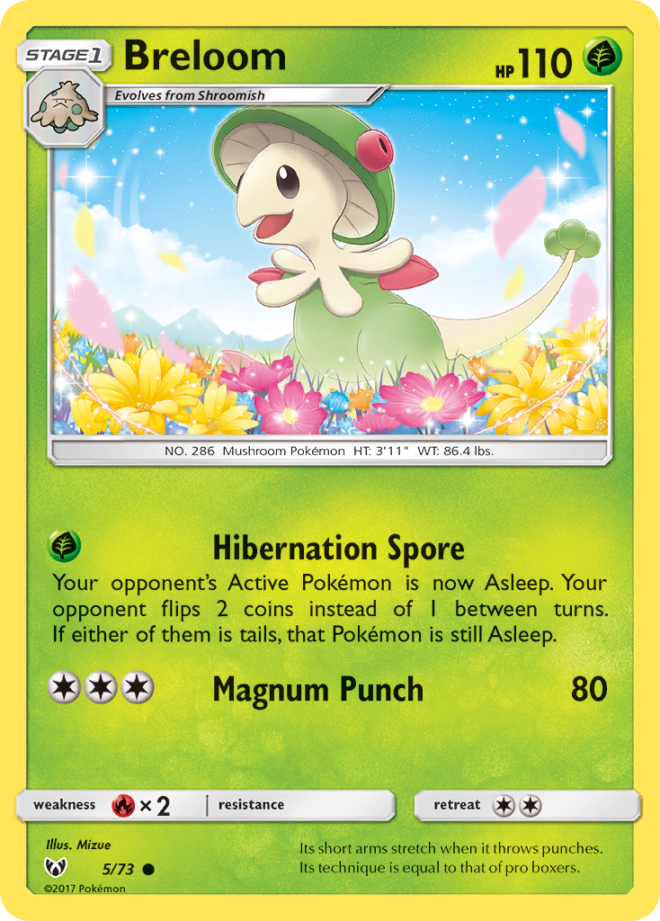 Breloom (5/73) [Sun & Moon: Shining Legends] | Chromatic Games