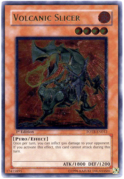 Volcanic Slicer [FOTB-EN012] Ultimate Rare | Chromatic Games