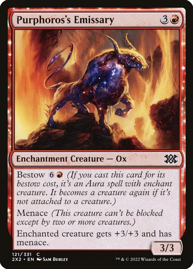 Purphoros's Emissary 121/331 (Double Masters 2022)  - Foil | Chromatic Games