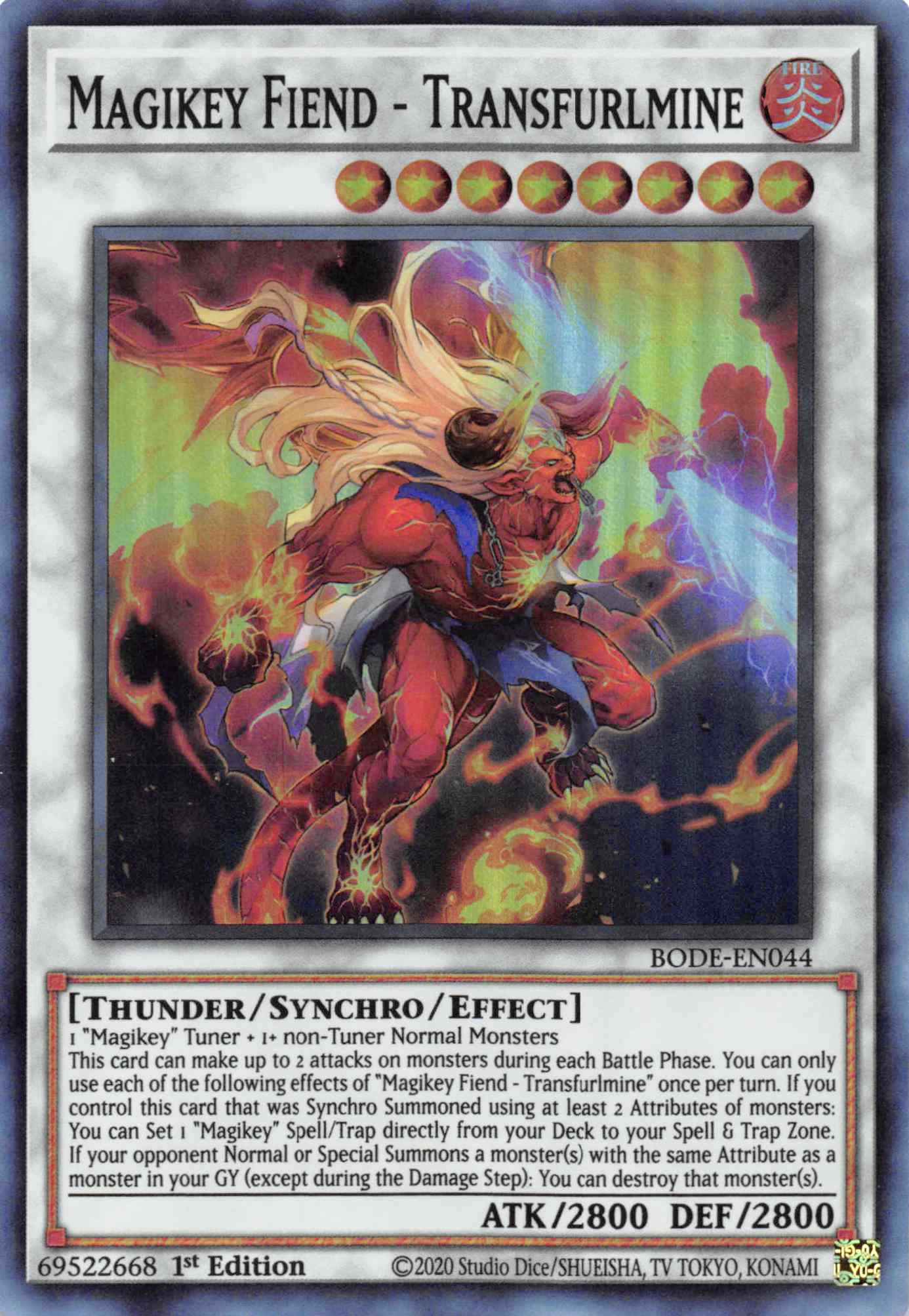Magikey Fiend - Transfurlmine [BODE-EN044] Super Rare | Chromatic Games