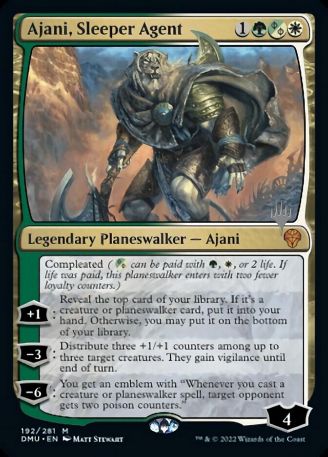 Ajani, Sleeper Agent (Promo Pack) [Dominaria United Promos] | Chromatic Games