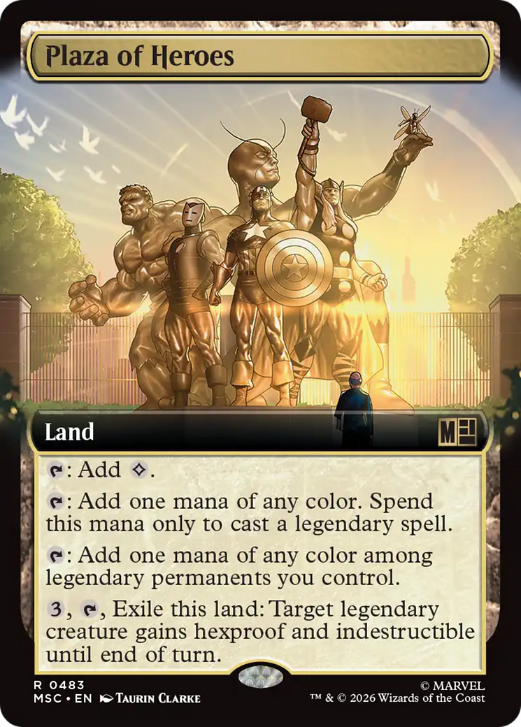 Plaza of Heroes (Extended Art) [Marvel Super Heroes Commander] | Chromatic Games