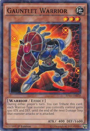 Gauntlet Warrior [BP03-EN070] Shatterfoil Rare | Chromatic Games