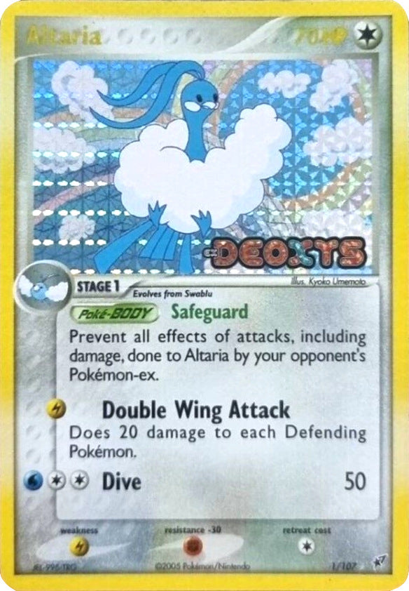 Altaria (1/107) (Stamped) [EX: Deoxys] | Chromatic Games