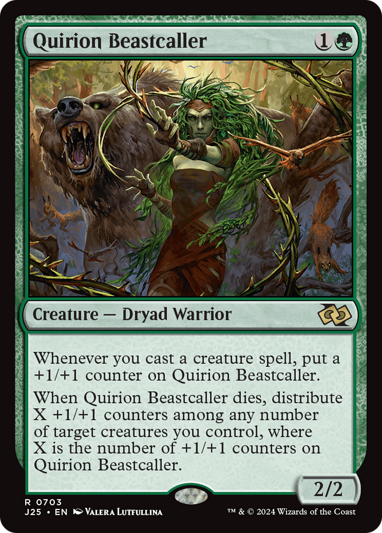 Quirion Beastcaller [Foundations Jumpstart] | Chromatic Games