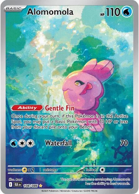 Alomomola 108/086 (SV: Black Bolt)  - Holofoil | Chromatic Games