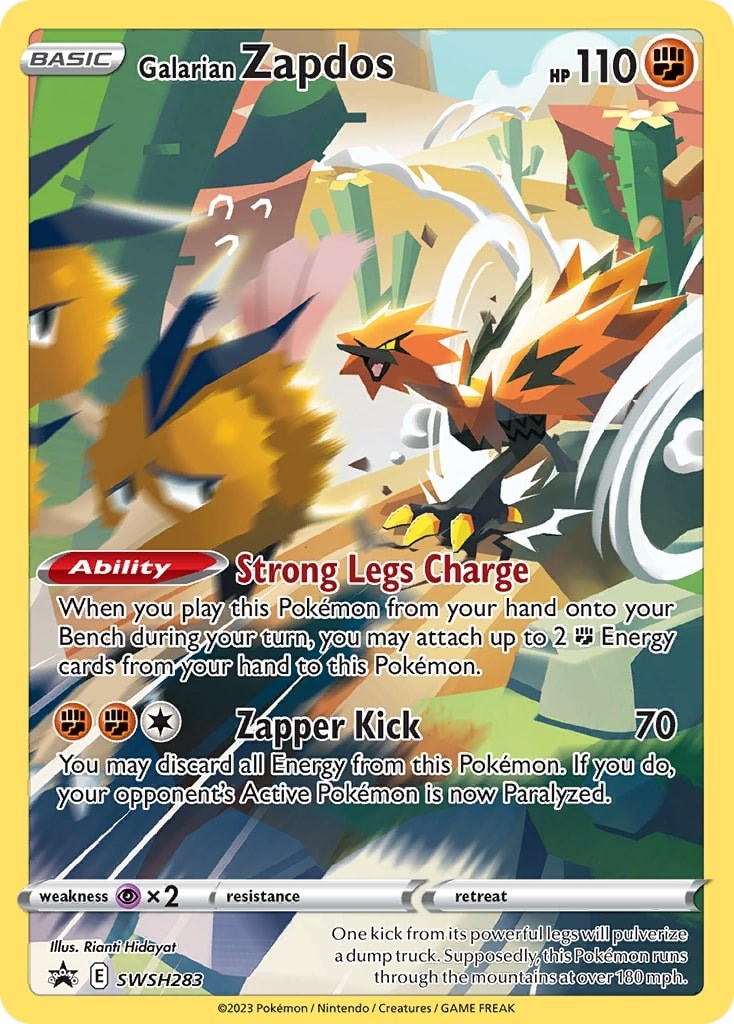 Galarian Zapdos (SWSH283) [Sword & Shield: Black Star Promos] | Chromatic Games