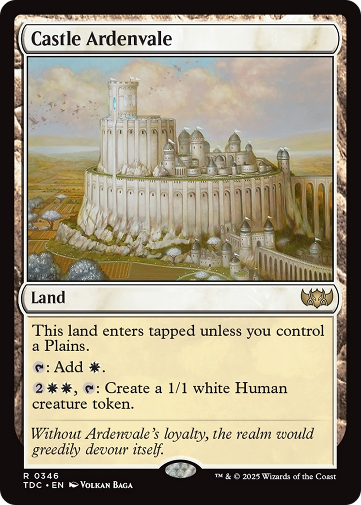 Castle Ardenvale [Tarkir: Dragonstorm Commander] | Chromatic Games