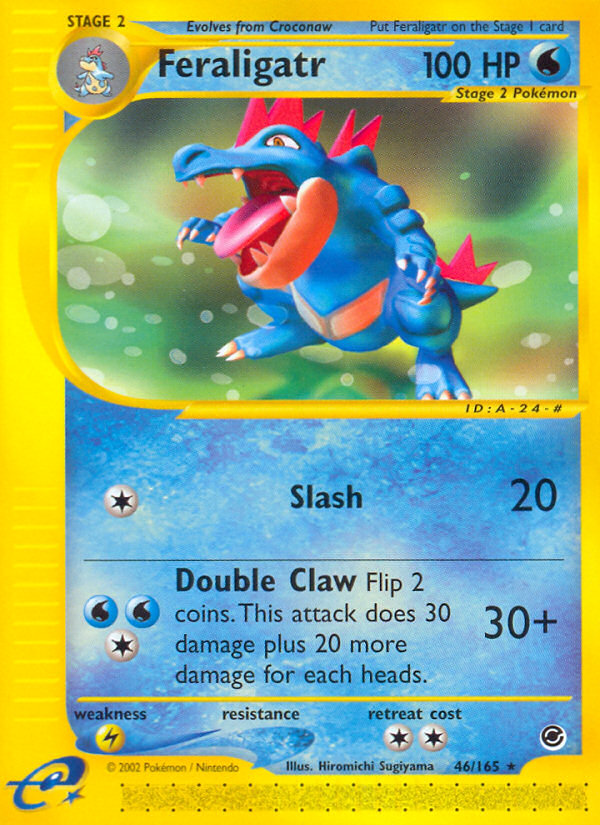 Feraligatr (46/165) [Expedition: Base Set] | Chromatic Games