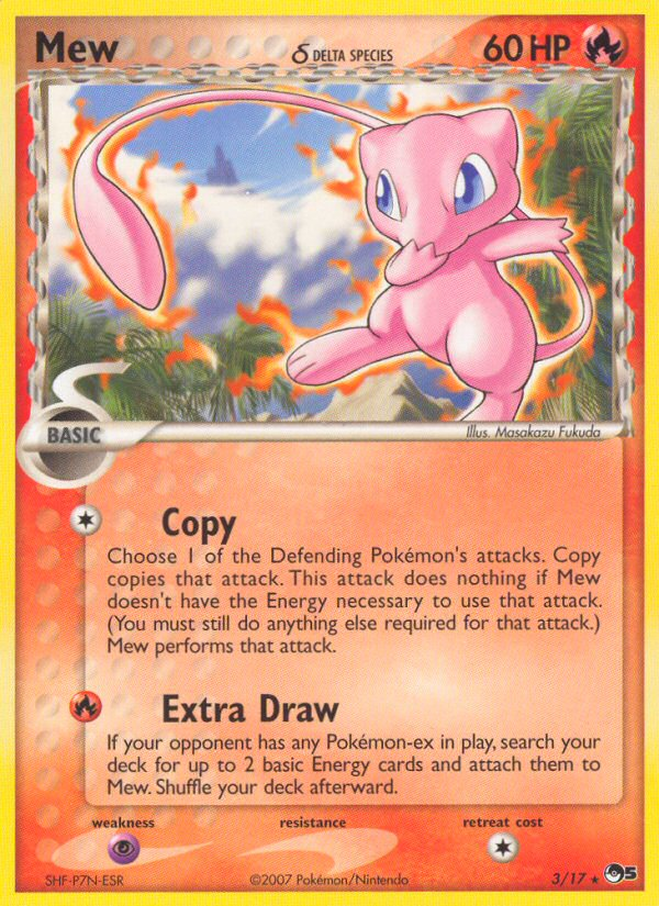 Mew (3/17) (Delta Species) [POP Series 5] | Chromatic Games