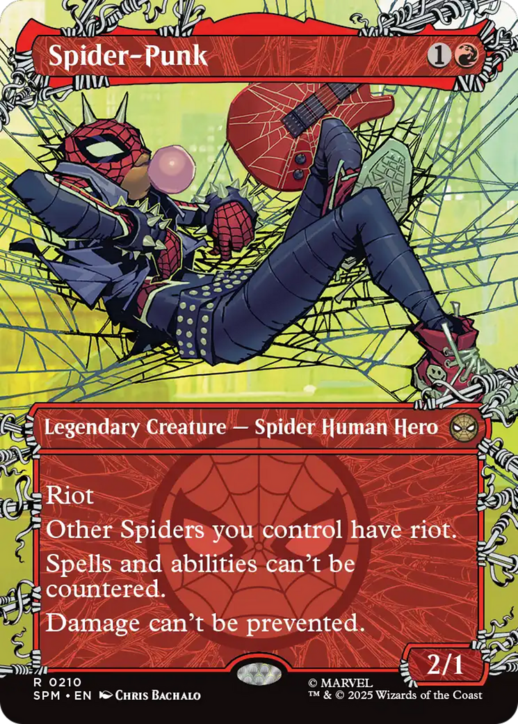 Spider-Punk (0210) (Borderless) [Marvel's Spider-Man] | Chromatic Games