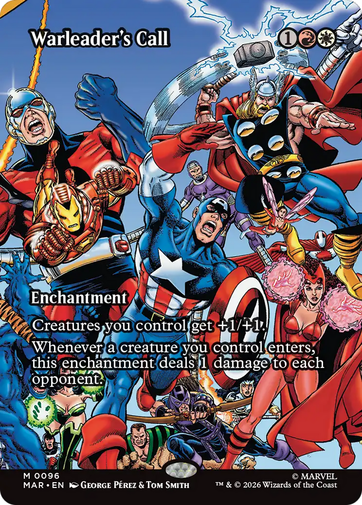 Warleader's Call (Borderless) [Marvel Universe: Eternal-Legal] | Chromatic Games