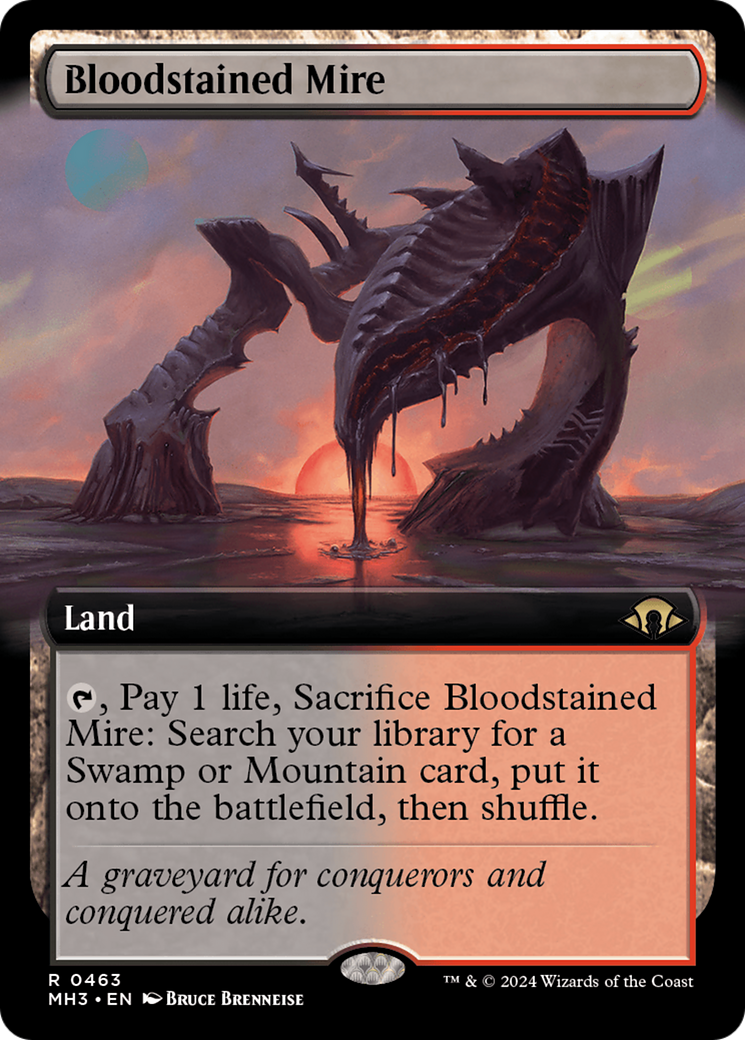 Bloodstained Mire (Extended Art) [Modern Horizons 3] | Chromatic Games