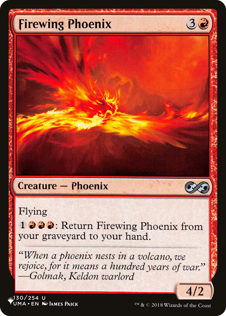 Firewing Phoenix [The List Reprints] | Chromatic Games