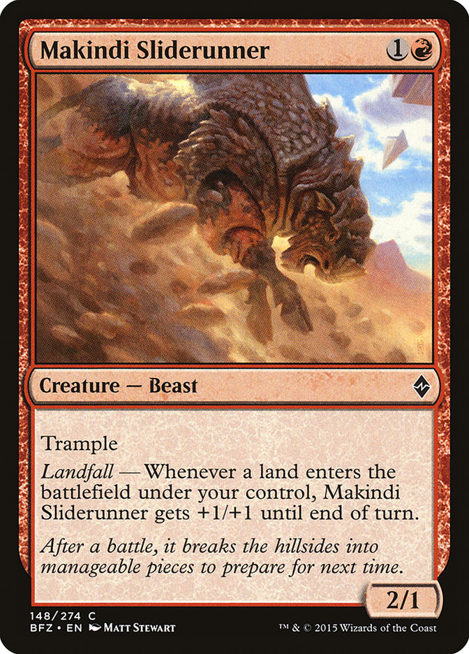 Makindi Sliderunner 148/274 (Battle for Zendikar)  | Chromatic Games