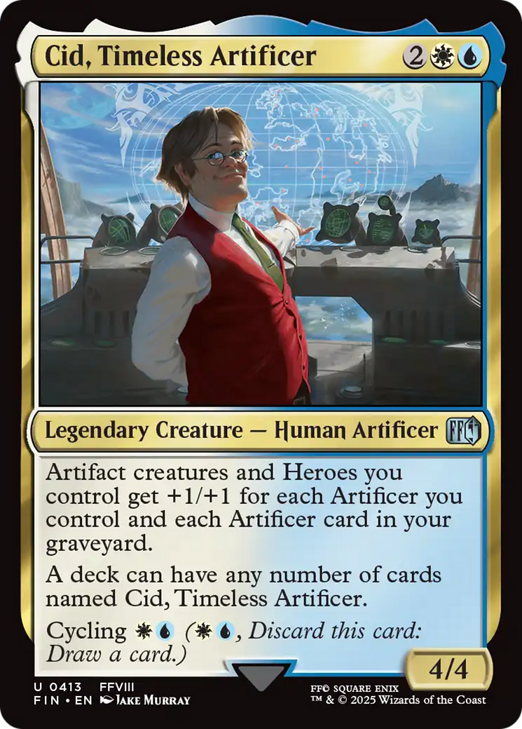 Cid, Timeless Artificer (0413) [FINAL FANTASY] | Chromatic Games