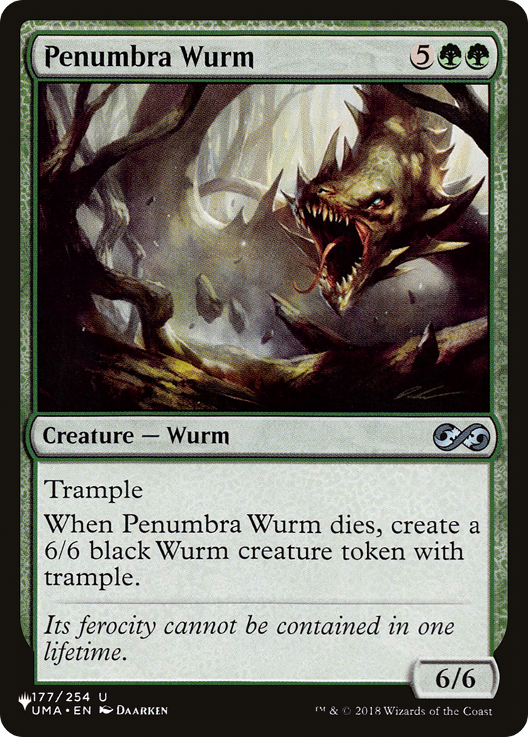 Penumbra Wurm [The List] | Chromatic Games