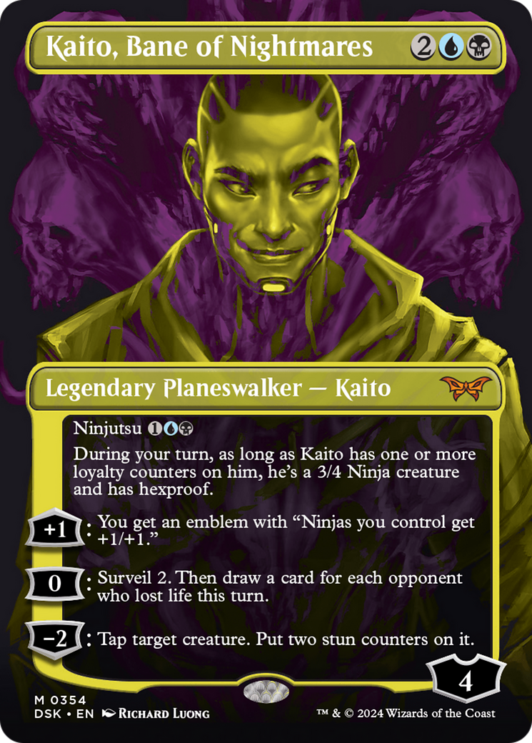 Kaito, Bane of Nightmares (Showcase) [Duskmourn: House of Horror] | Chromatic Games