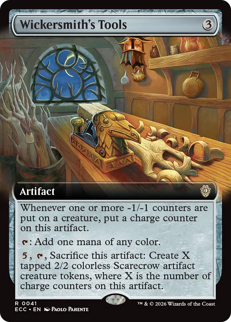 Wickersmith's Tools (Extended Art) [Lorwyn Eclipsed Commander] | Chromatic Games
