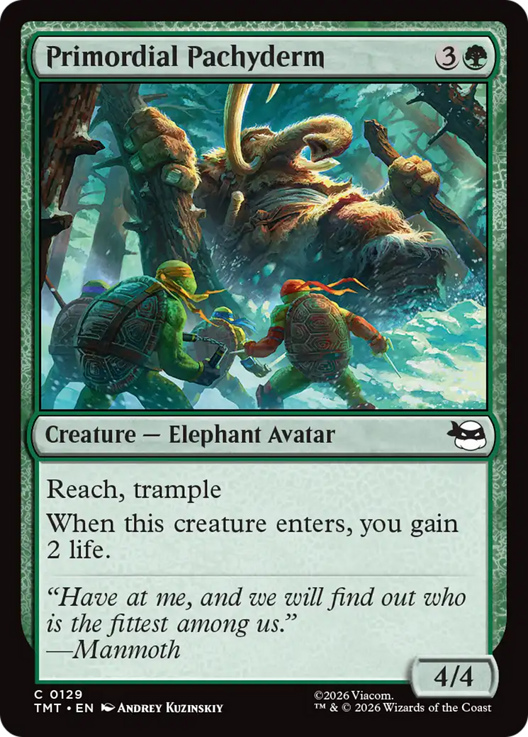 Primordial Pachyderm [Teenage Mutant Ninja Turtles] | Chromatic Games