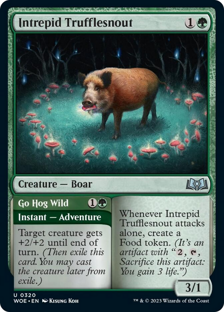 Intrepid Trufflesnout // Go Hog Wild [Wilds of Eldraine] | Chromatic Games