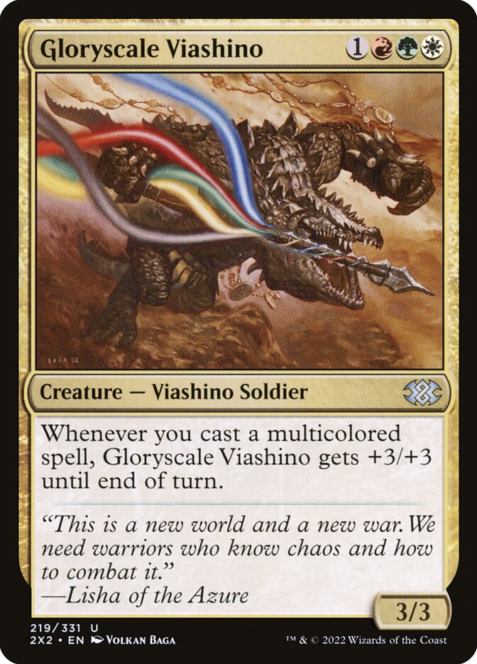 Gloryscale Viashino 219/331 (Double Masters 2022)  | Chromatic Games