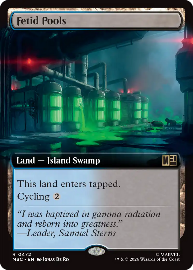 Fetid Pools (Extended Art) [Marvel Super Heroes Commander] | Chromatic Games