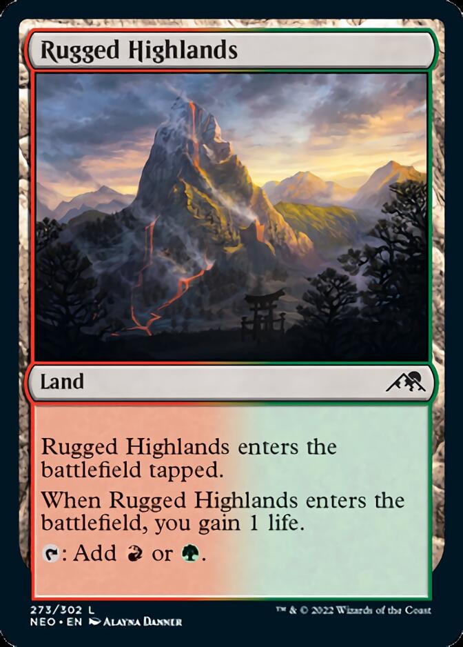 Rugged Highlands [Kamigawa: Neon Dynasty] | Chromatic Games