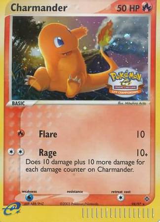 Charmander (98/97) (City Championship Promo) [EX: Dragon] | Chromatic Games