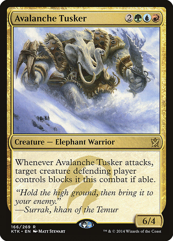 Avalanche Tusker 166/269 (Khans of Tarkir)  | Chromatic Games