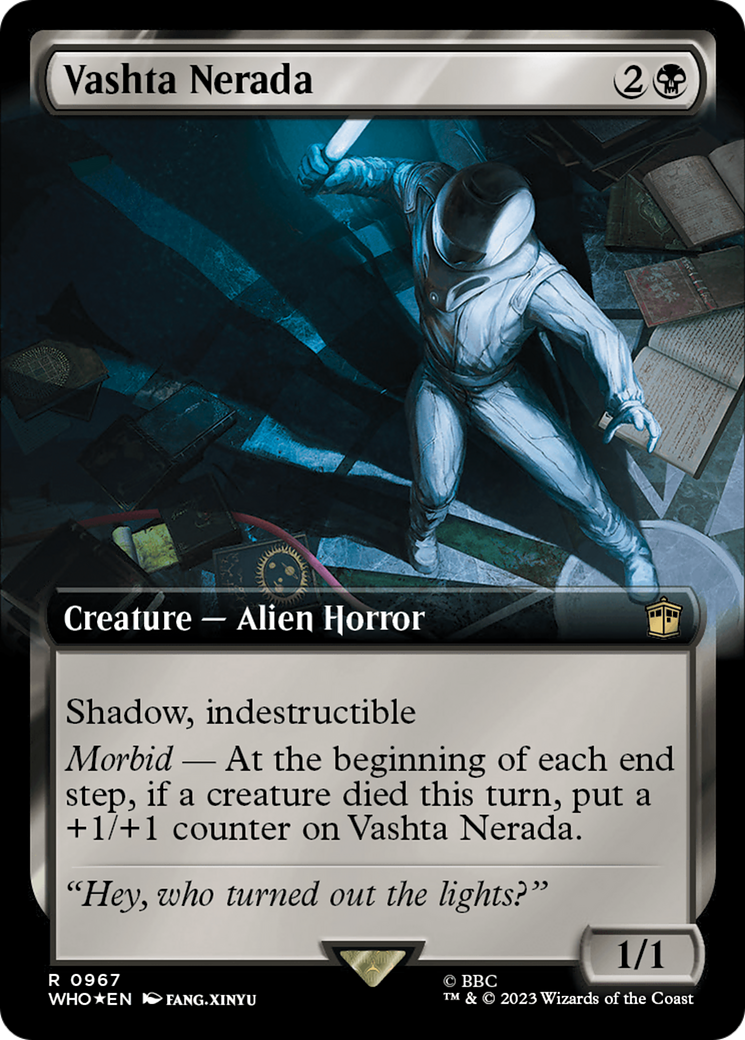 Vashta Nerada (Extended Art) (Surge Foil) [Doctor Who] | Chromatic Games