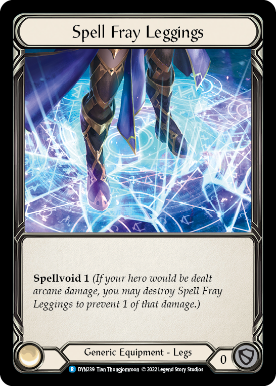 Spell Fray Leggings [DYN239] (Dynasty)  Rainbow Foil | Chromatic Games