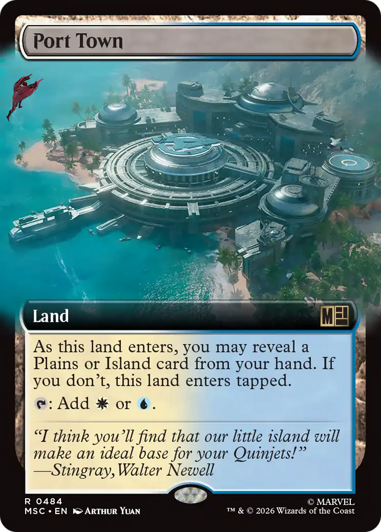 Port Town (Extended Art) [Marvel Super Heroes Commander] | Chromatic Games