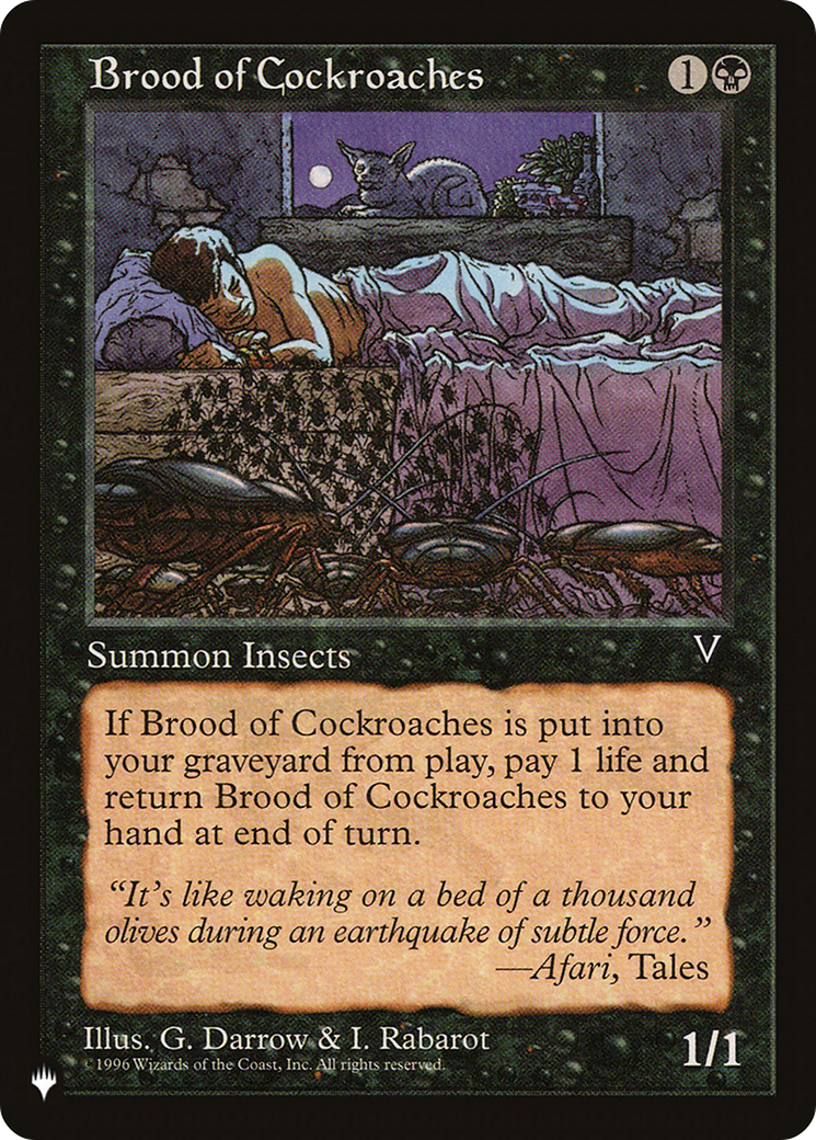 Brood of Cockroaches [The List Reprints] | Chromatic Games