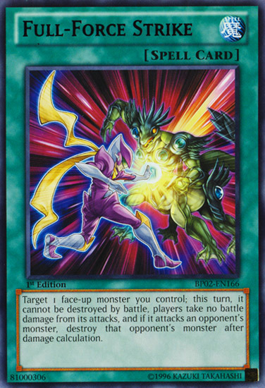 Full-Force Strike [BP02-EN166] Rare | Chromatic Games