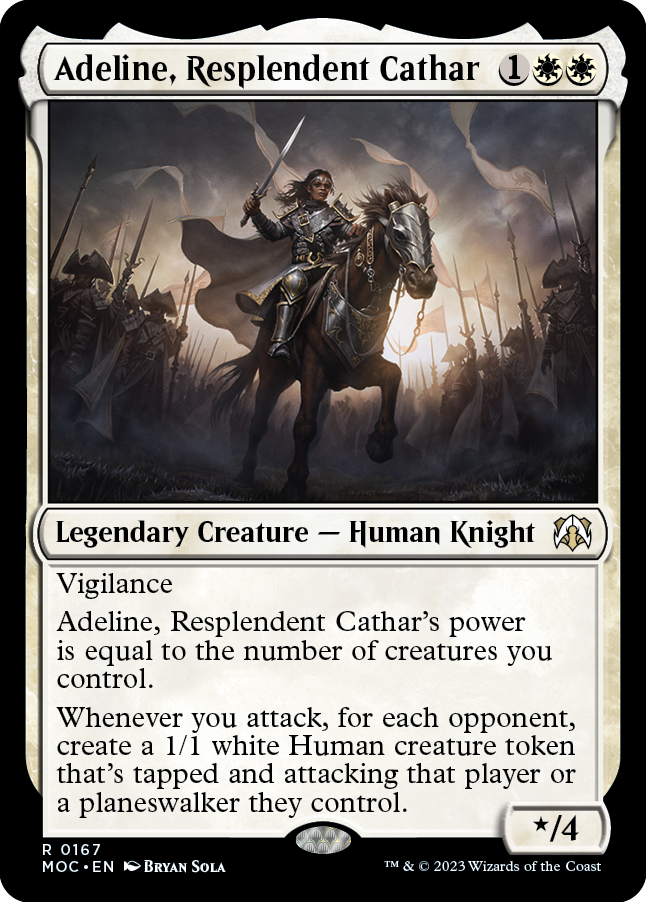 Adeline, Resplendent Cathar [March of the Machine Commander] | Chromatic Games