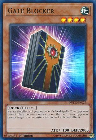 Gate Blocker [DUDE-EN029] Ultra Rare | Chromatic Games