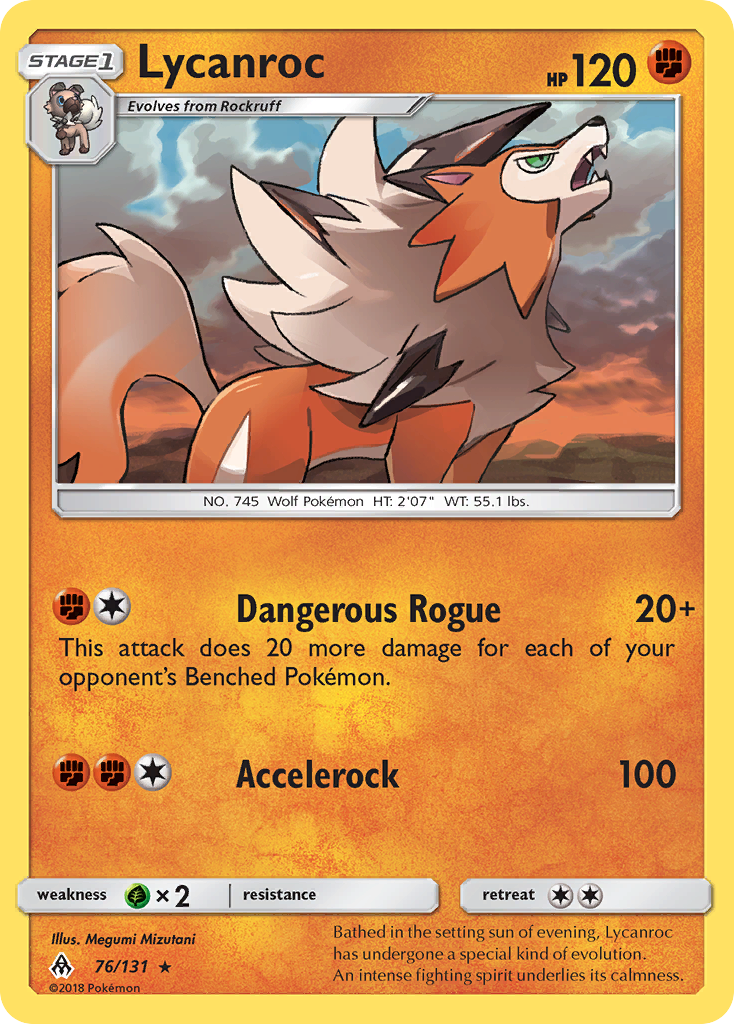 Lycanroc (76/131) [Sun & Moon: Forbidden Light] | Chromatic Games