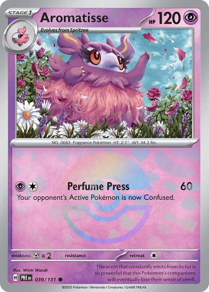 Aromatisse (039/131) (Poke Ball Pattern) [Scarlet & Violet: Prismatic Evolutions] | Chromatic Games