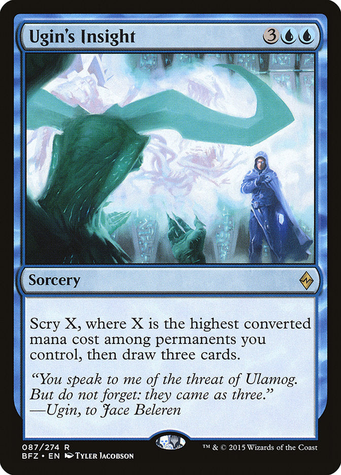 Ugin's Insight 87/274 (Battle for Zendikar)  | Chromatic Games