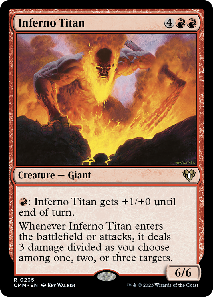 Inferno Titan [Commander Masters] | Chromatic Games