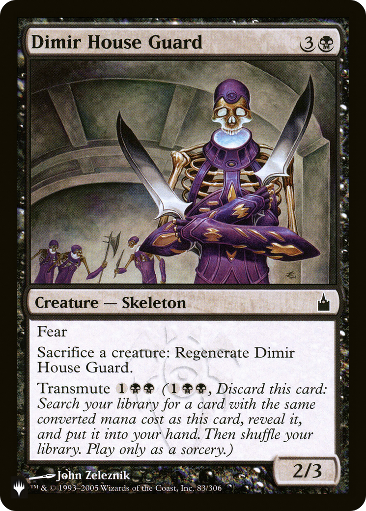 Dimir House Guard [The List Reprints] | Chromatic Games