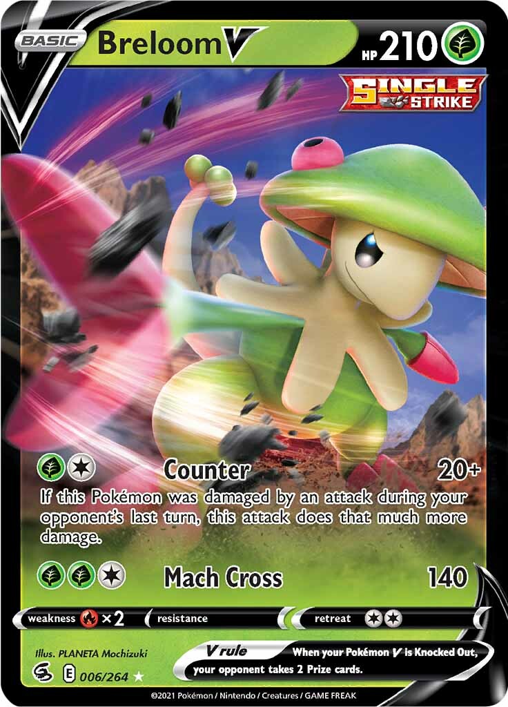 Breloom V (006/264) [Sword & Shield: Fusion Strike] | Chromatic Games