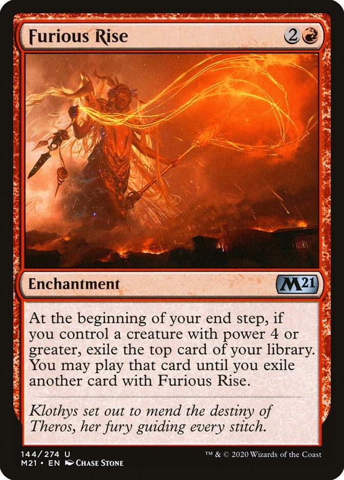 Furious Rise 144 (Core Set 2021)  - Foil | Chromatic Games