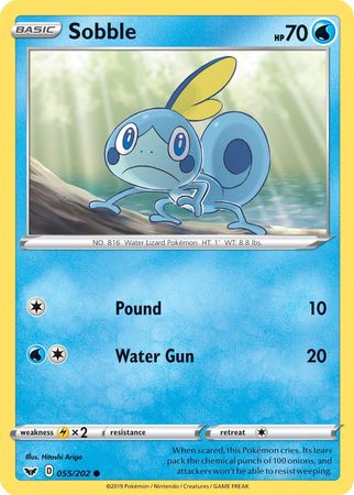 Sobble (055/202) (Premium Collection) [Sword & Shield: Base Set] | Chromatic Games