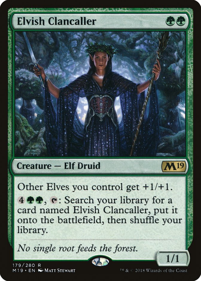 Elvish Clancaller 179/280 (Core Set 2019)  | Chromatic Games