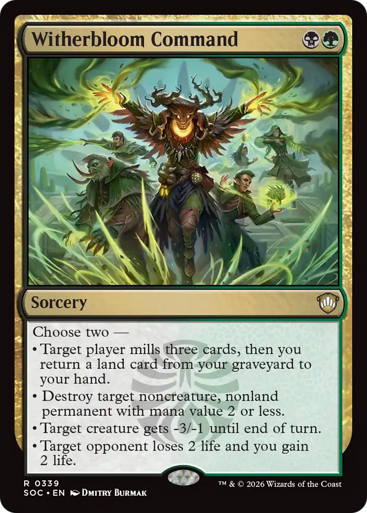 Witherbloom Command [Secrets of Strixhaven Commander] | Chromatic Games